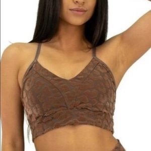 Balance Athletics -Lux Panther Earth Form Bra M NWOT